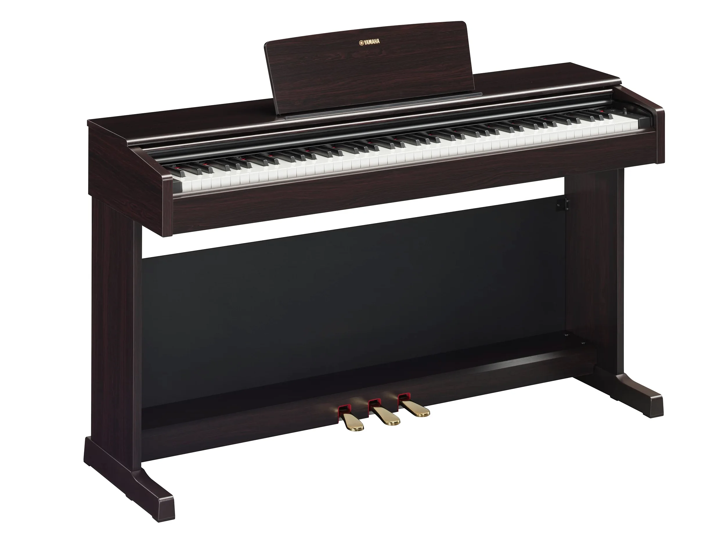 Yamaha ARIUS YDP-145 Digital Piano - Pianoforte Digitale da Casa per Dilettanti, Design Classico ed Elegante, Suonabilità Autentica del Pianoforte Acustico, Palissandro