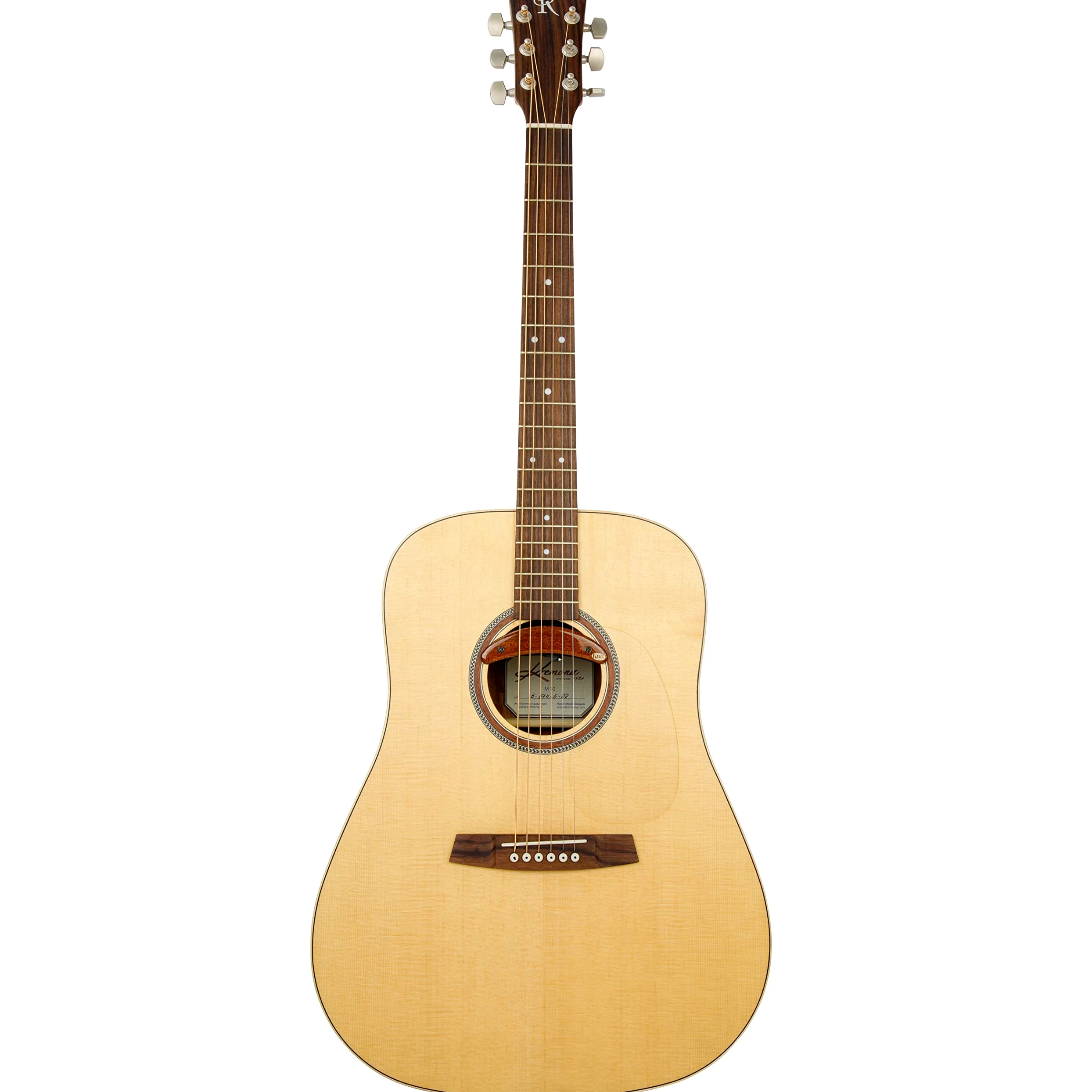 Kremona M10 inox Style Series dreadnought chitarra acustica con schiuma di poliuretano, resistente agli urti caso, naturale