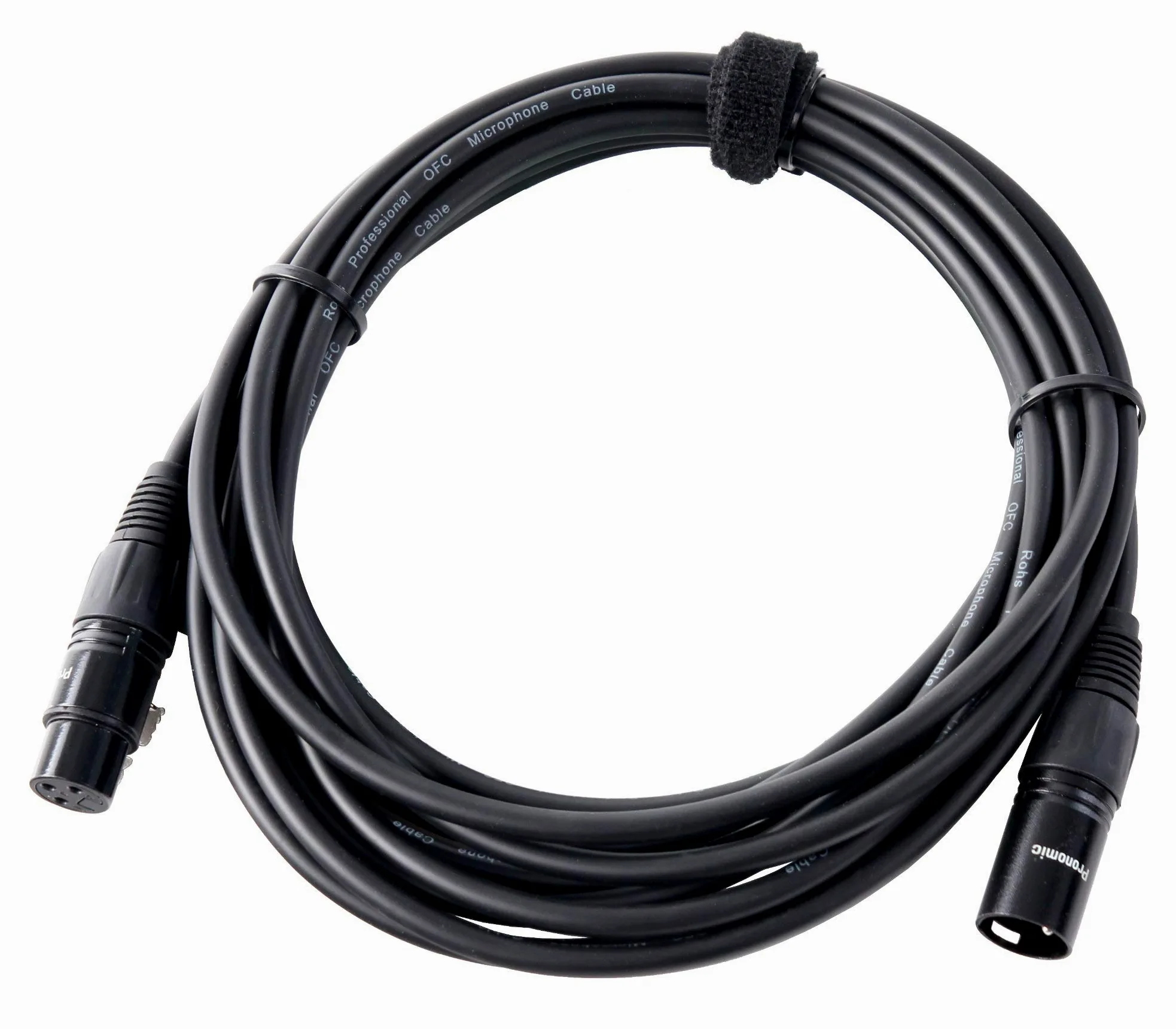 Pronomic DM-58-B Microfono Vocale con Interruttore Set da 3 incl. 3x Cavo | Microfono universale per voce e canto, Particolarmente adatto per DJ, beatbox, ecc., Suono potente e caldo, Capsula: dinamica