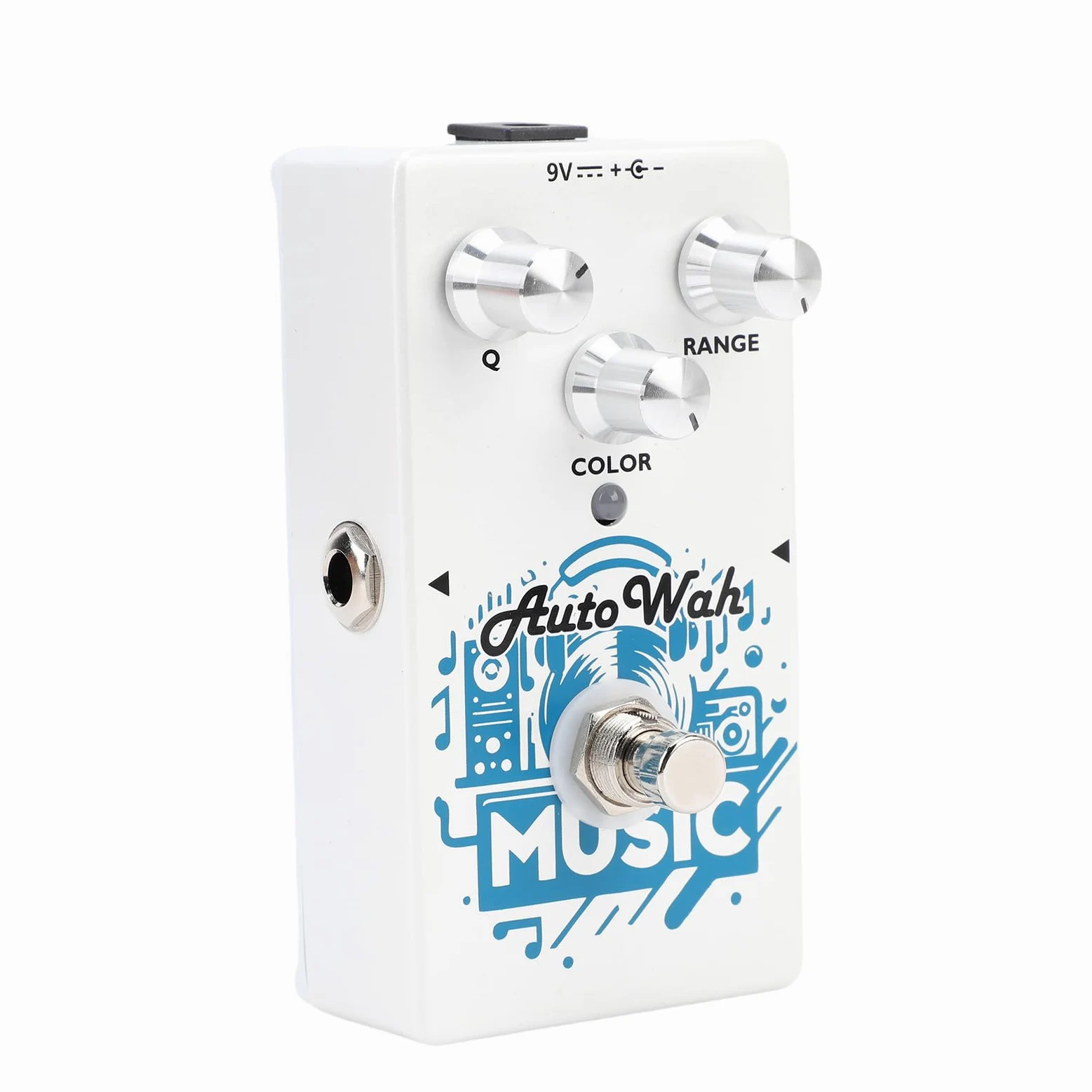 Walmeck Pedalata di Auto Wah per Chitarra Elettrica, Design Classico con Registrazione Ad Anello, Controllo a 3 Knob, Stile Funk, Performance Teatrale, Iconico Stile degli Anni '70
