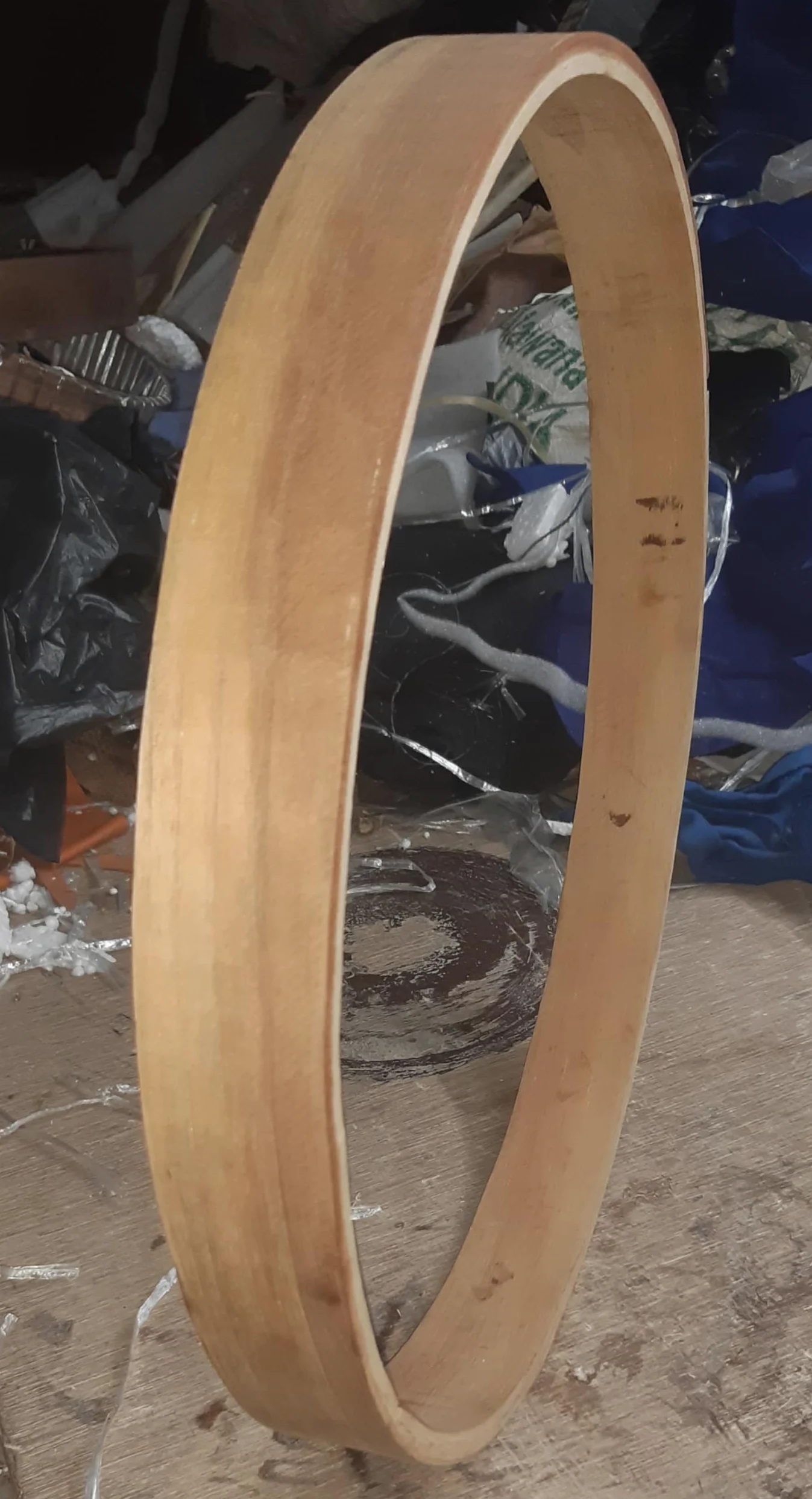 Tamburo sciamano 40 cm, telaio in legno, pelle di bufalo, lacci in pelle grezza, tamburo a mano a percussione sciamanico fatto a mano, suono morbido profondo, meditazione yoga, guarigione
