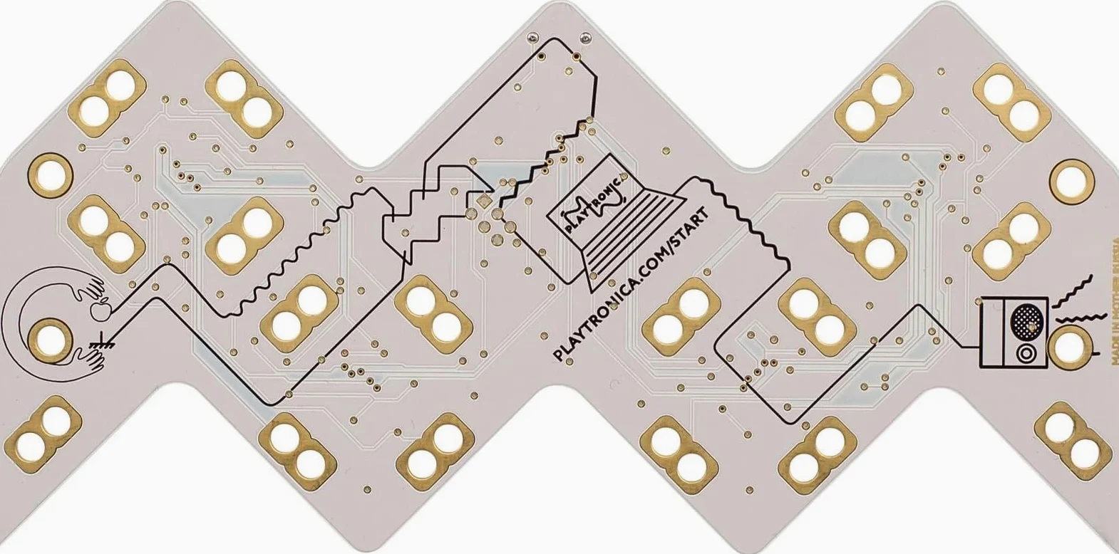 Playtronica MIDI-CONTROLLER PLAYTRON (controlla strumenti software, fino a 16 oggetti, espressione creativa, latenza impercettibile, portatile, connessione USB, borsa), nero