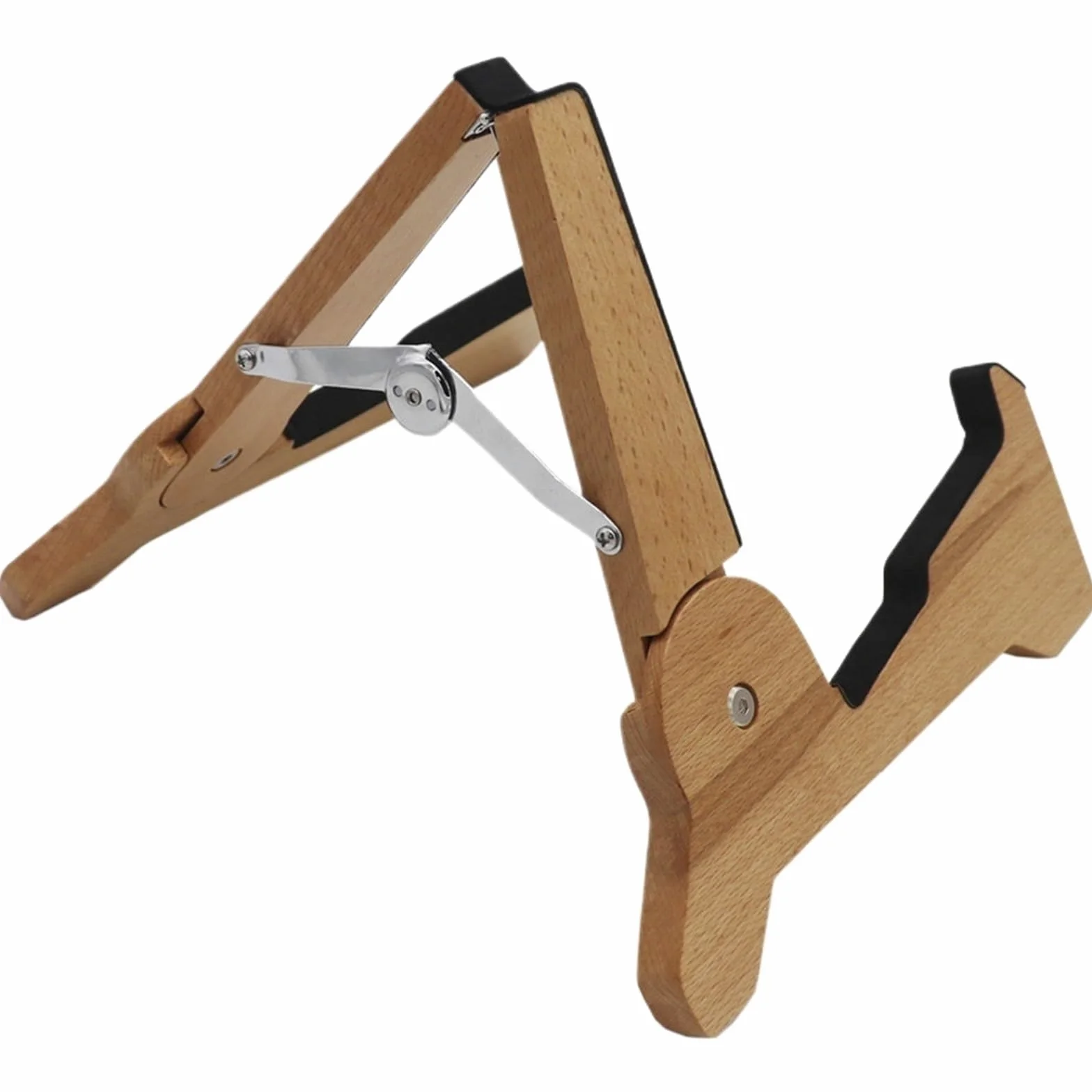 Supporto per chitarra in legno Porta chitarra portatile pieghevole in legno leggero