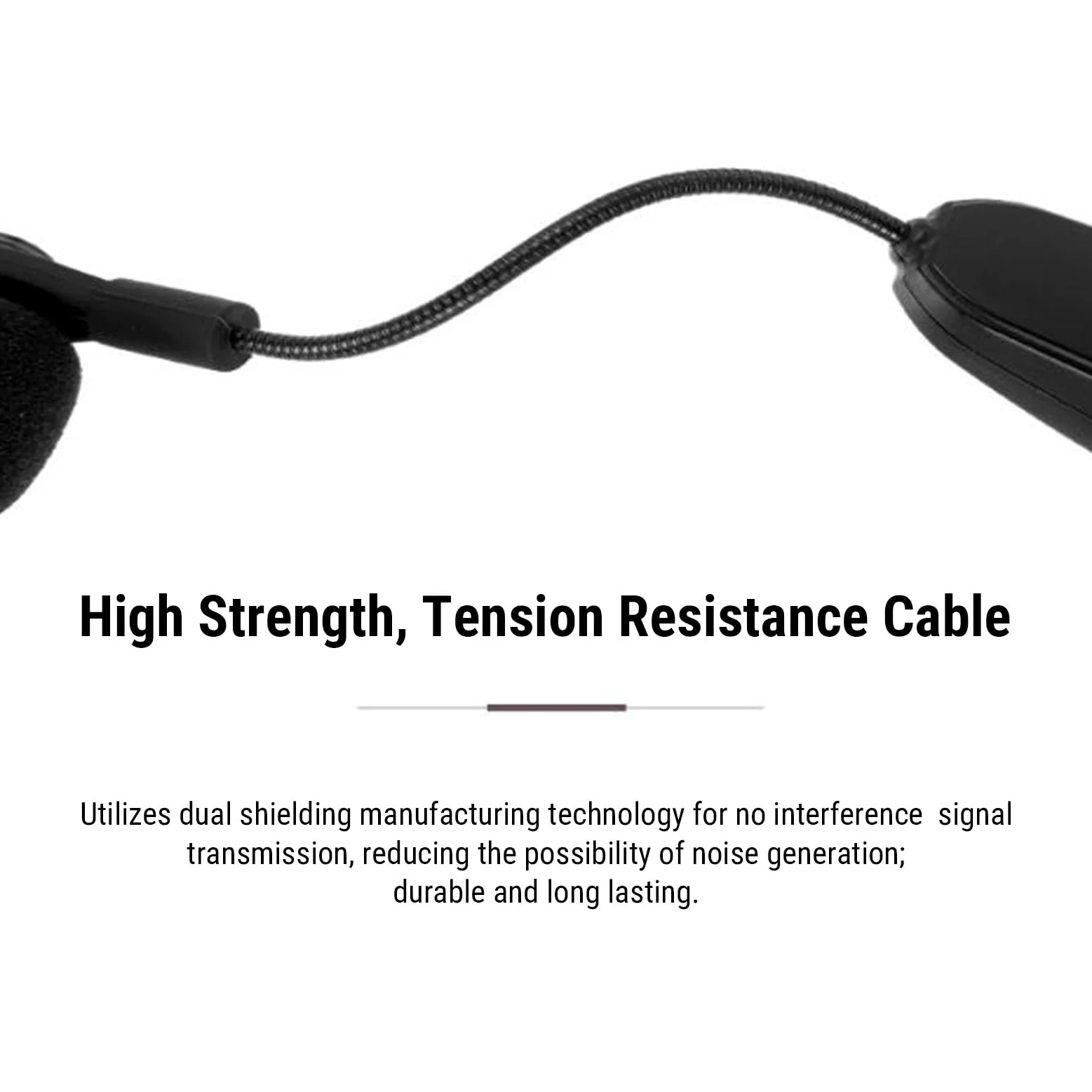 Topiky Doppio Microfono per Fisarmonica Wireless UHF, Microfono per Raccolta di Strumenti a 360 Gradi con Ricevitore, per Raccolta di Strumenti a Collo di Cigno per