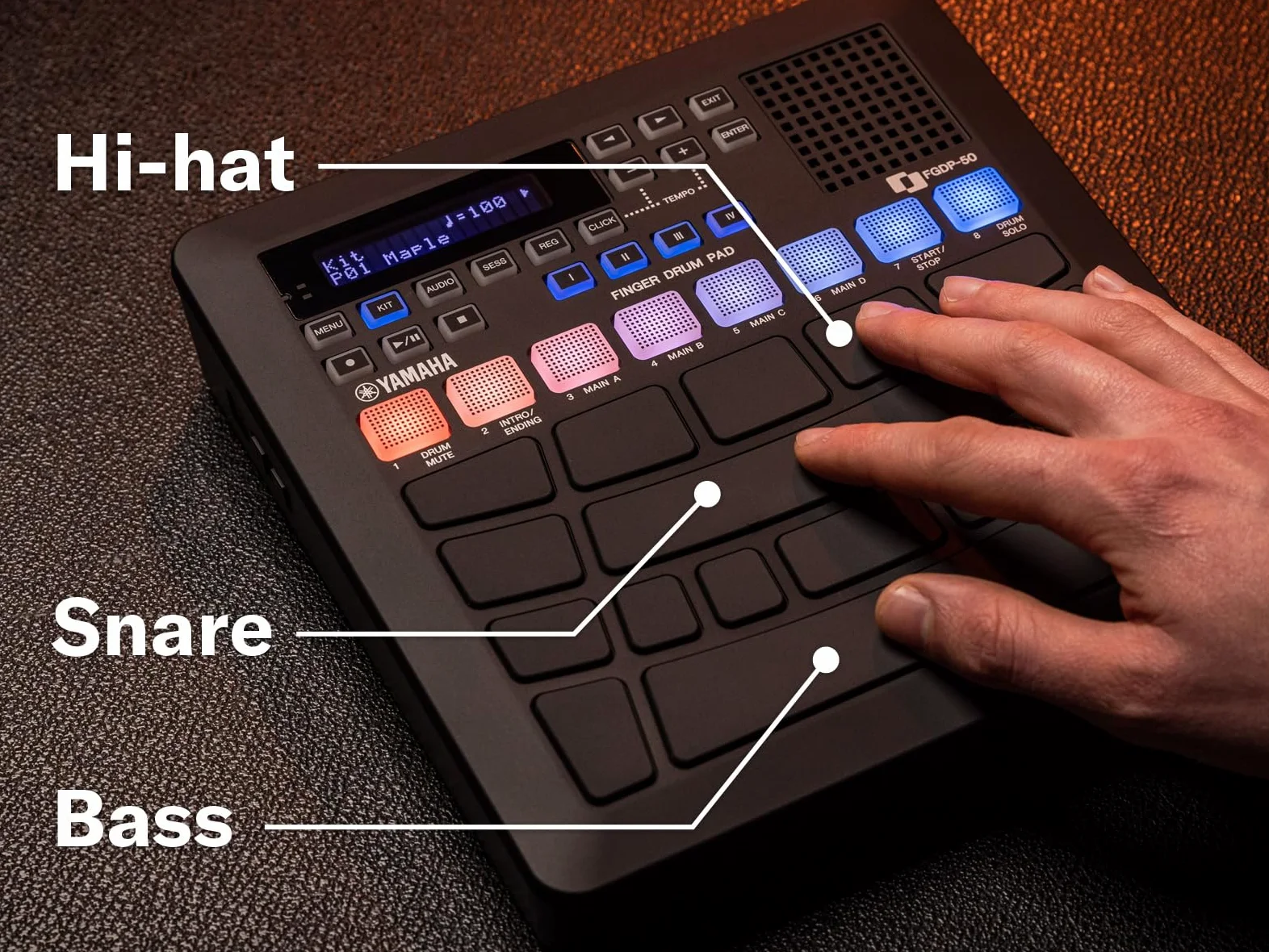 Yamaha Finger Drum Pad FGDP-50