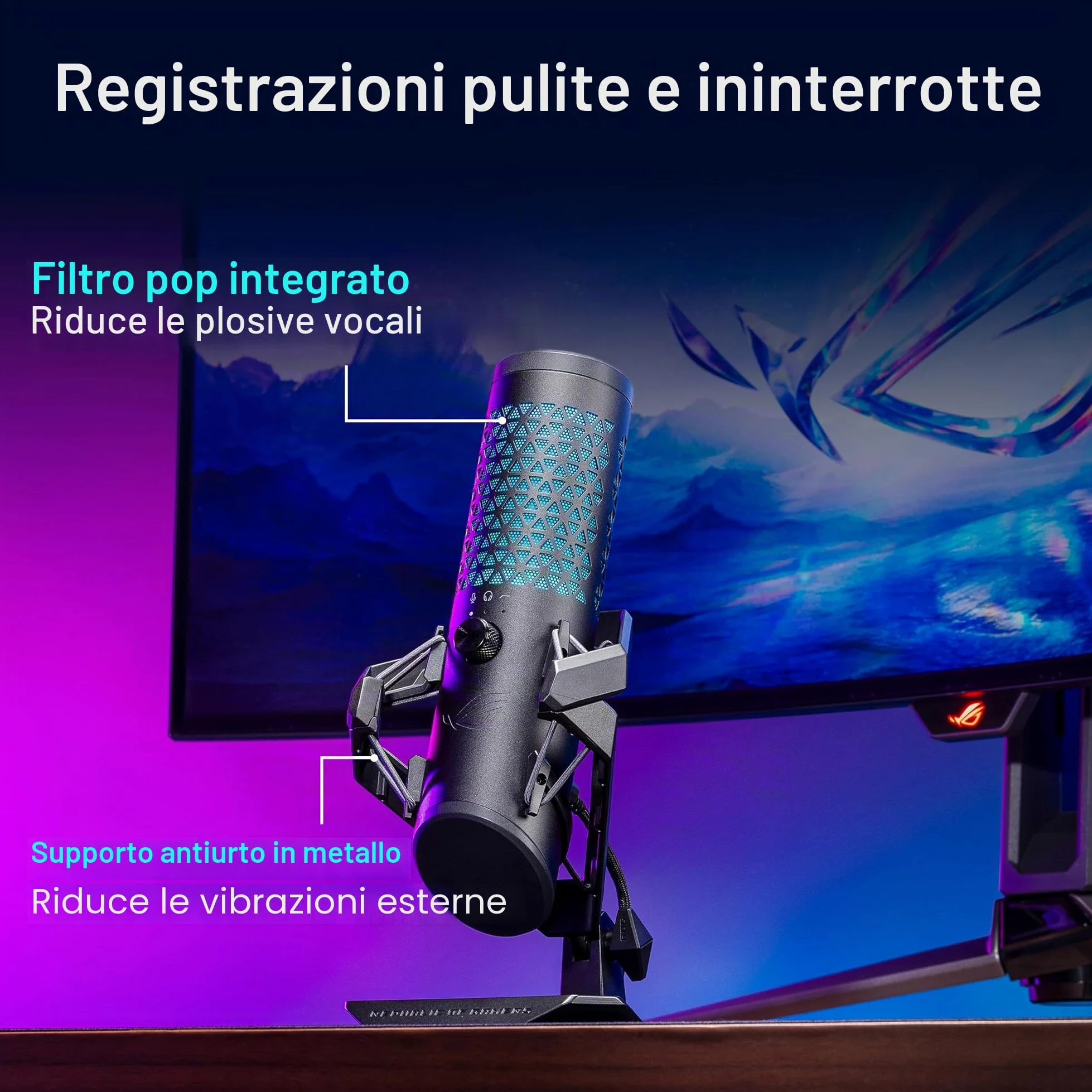 ASUS - ROG Microphone Gaming ROG CARNYX