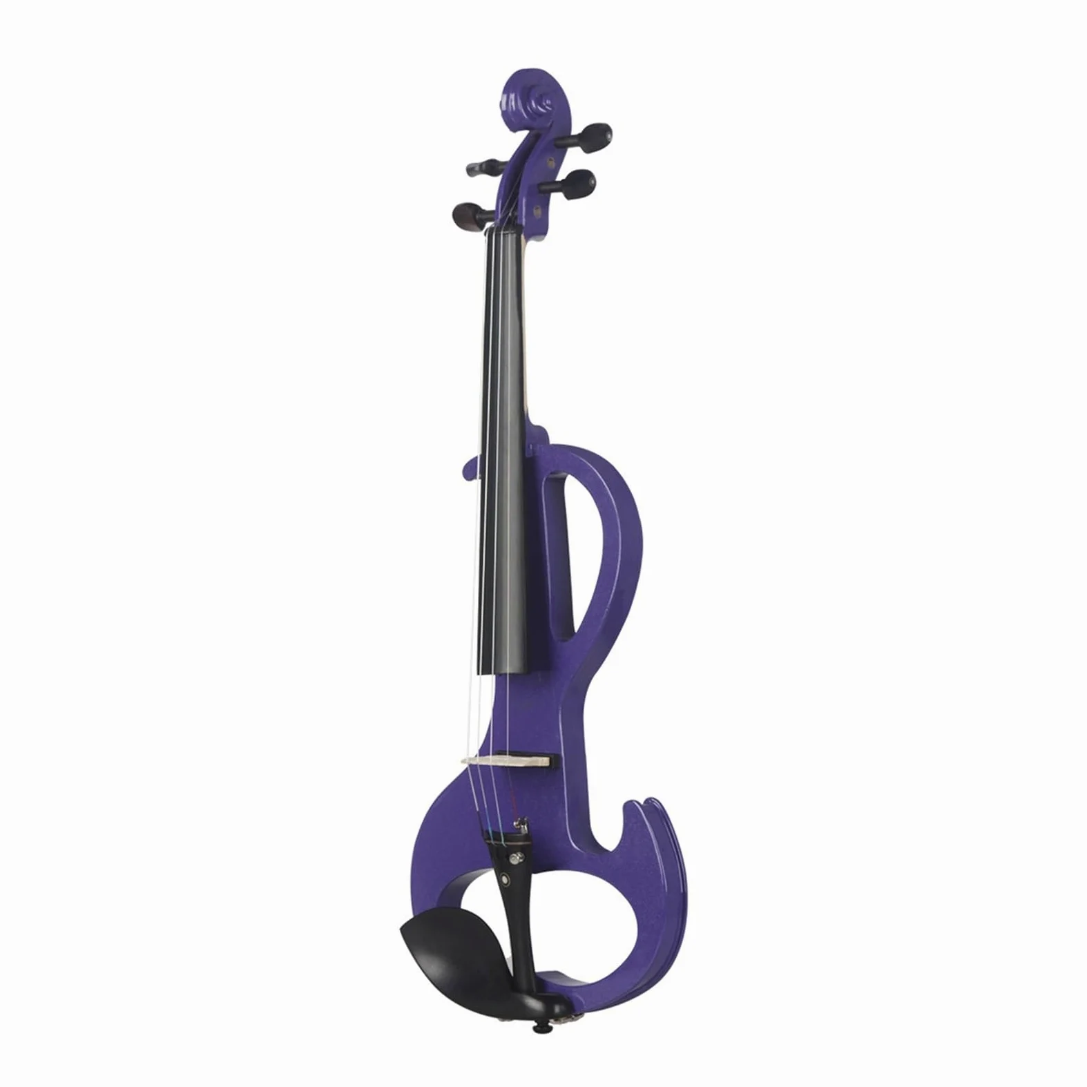Violino Set Violino Elettronico 4/4 per Principianti Adulti per Suonare Strumenti A Corda Opzionali Violino Elettronico (Color : Purple)