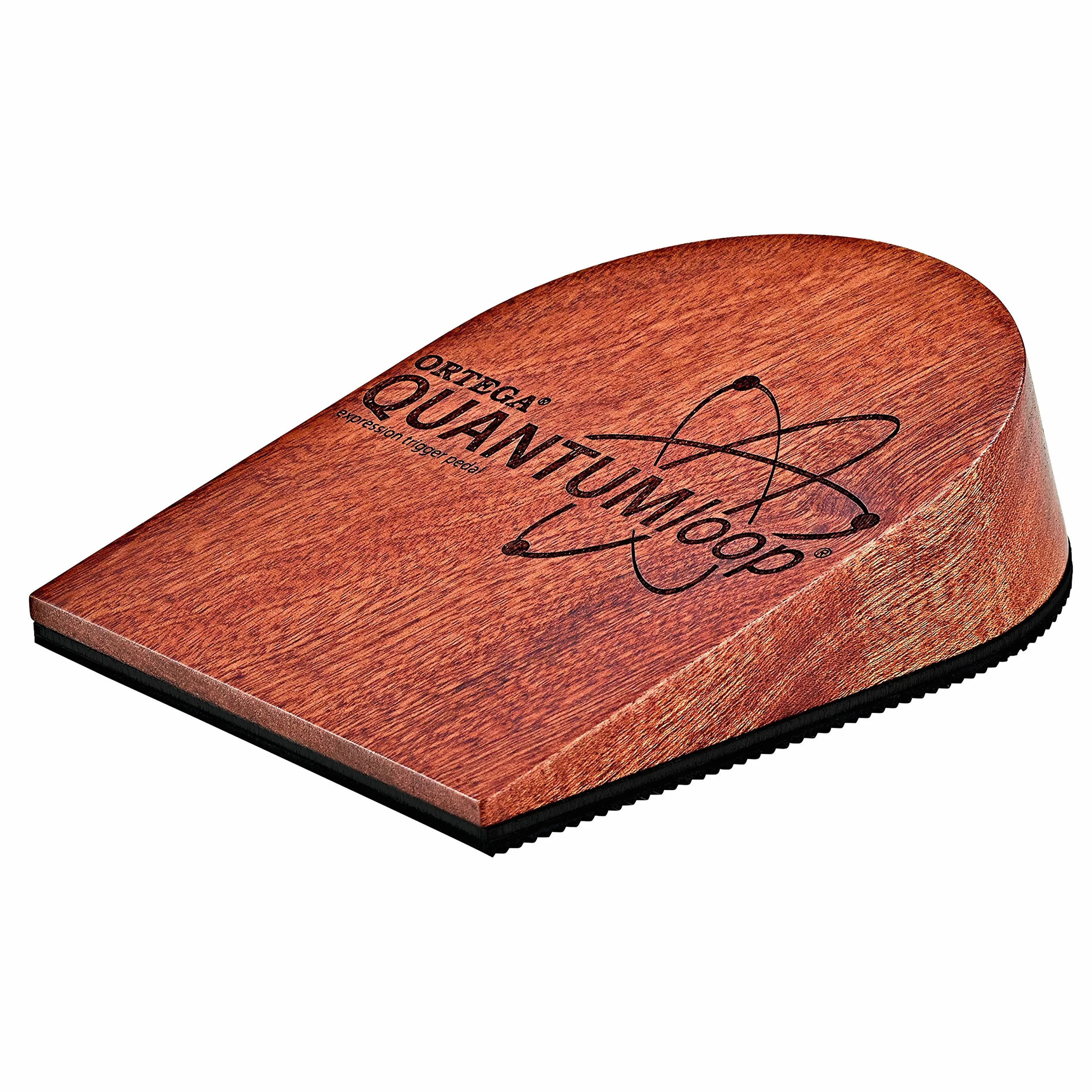 Ortega Guitars Digital Stomp Box – Espansione Trigger per il QUANTUMloop – Pedale Effetto Digitale – Legno di Mogano, Natural (QUANTUMexp)