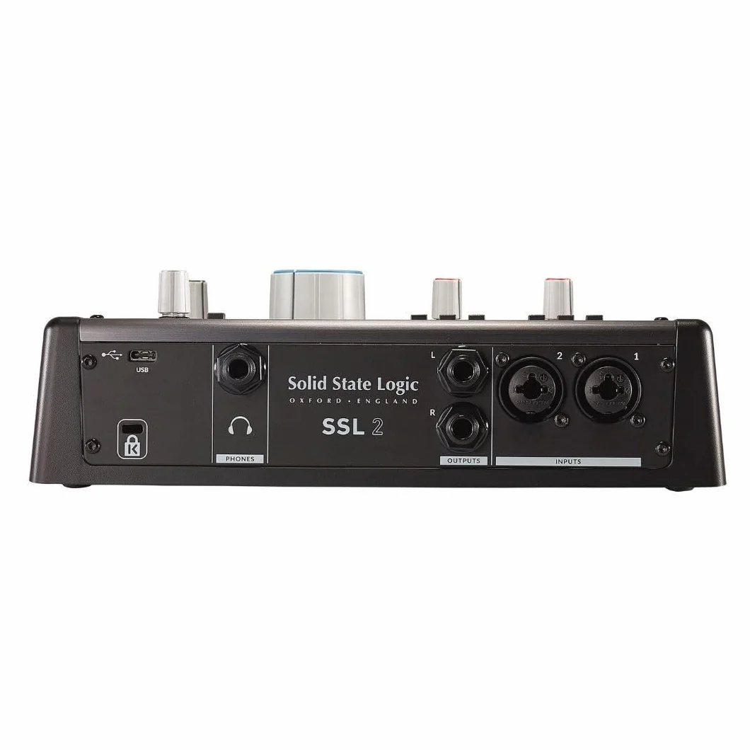 Solid State Logic SSL 2 USB Audio Interface - 24 bit/192 kHz, 2-in 2-out, with SSL Legacy 4K Analogue Enhancement and included SSL Software Production Pack