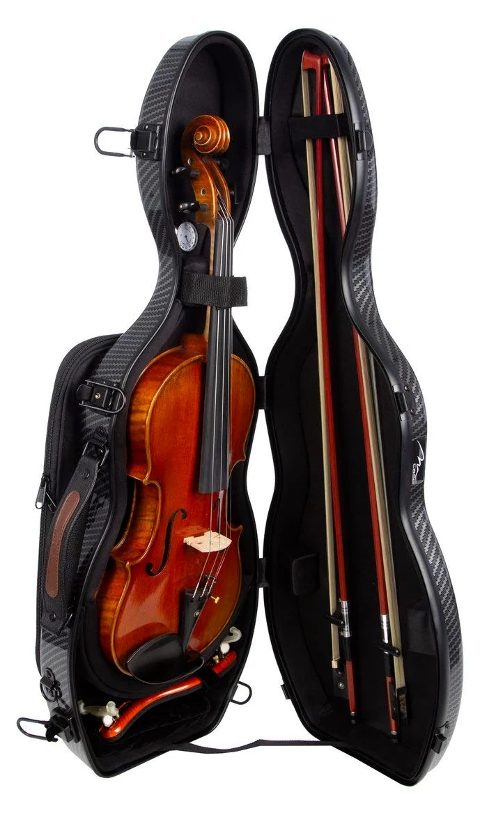 Custodia per violino Fiberglass Ultra Light 4/4 special black M-Case