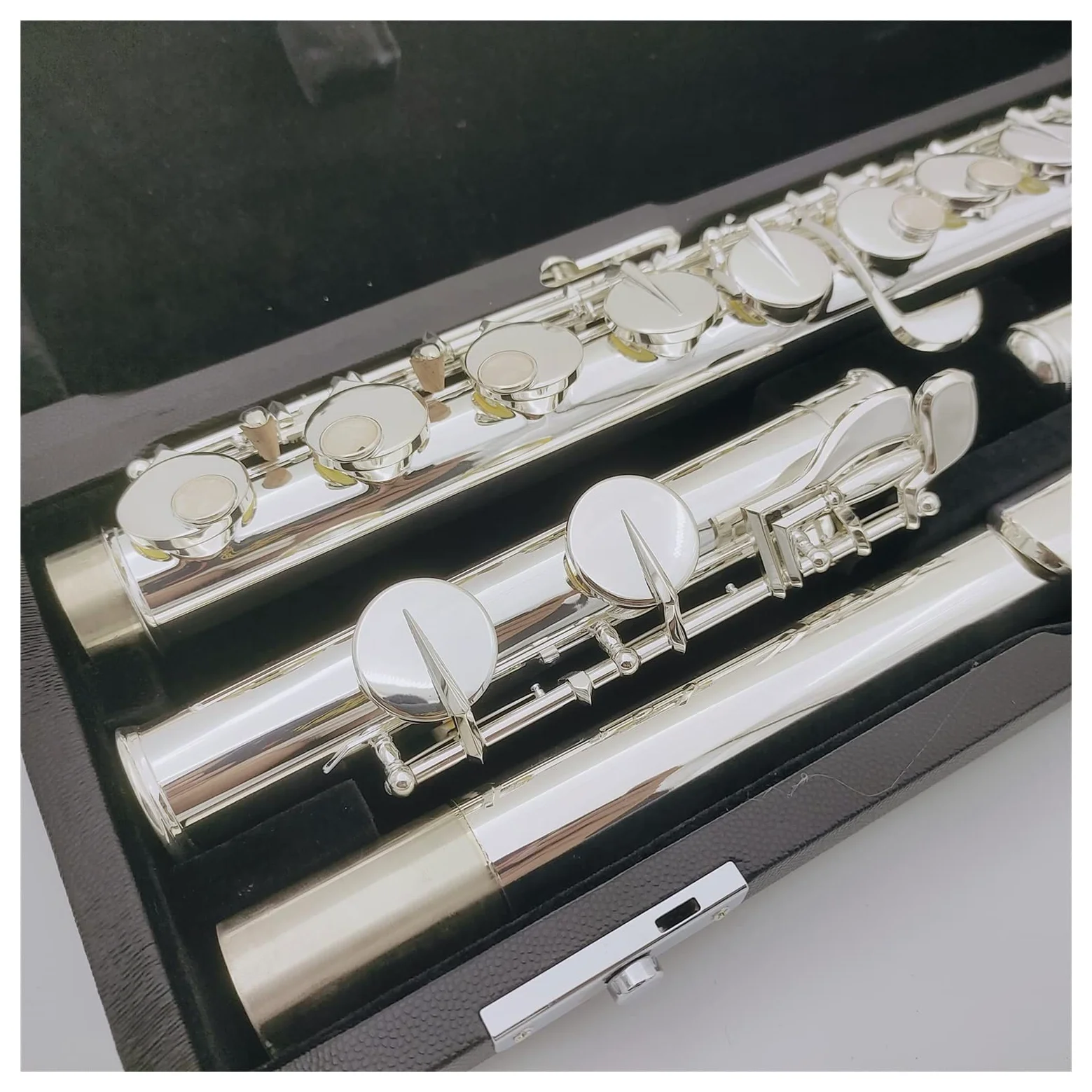 Alto Flute G Tune 16 Tasti Chiusi per Foro Sliver Placcato Strumento Musicale Professionale con Custodia Flauto