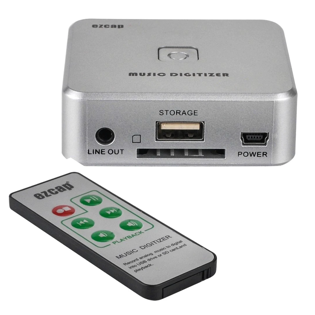 Registratore convertitore acquisizione recording Mp3 da Linea audio recorder capture stereo Line in Rca Jack music digitizer