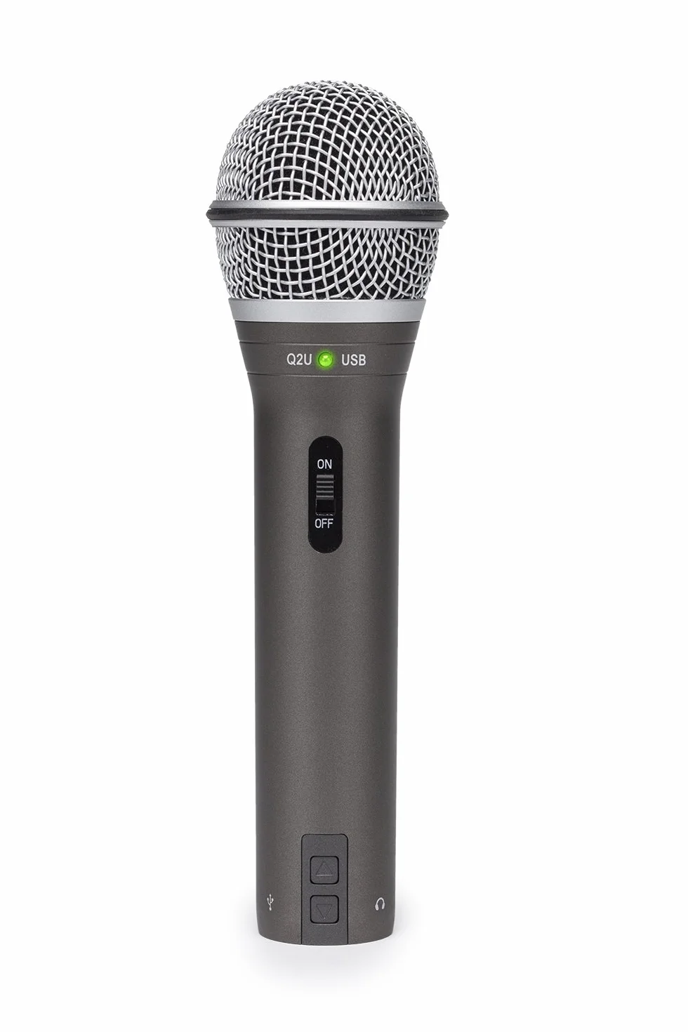 Samson SAQ2U Microfono dinamico plamare USB/XLR, Grigio