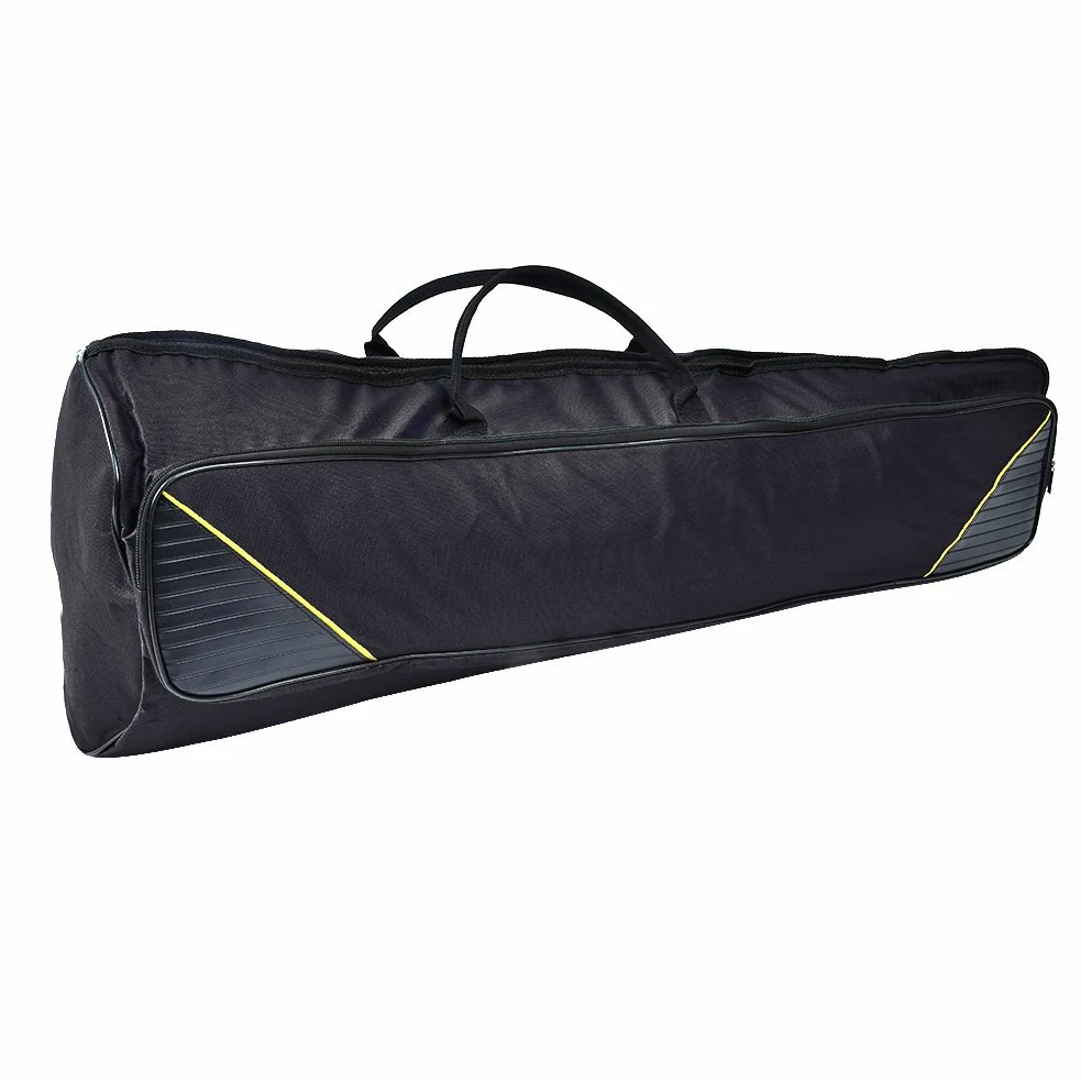 Dilwe Borsa per Trombone, Portatile Alto/Tenore, Tessuto Oxford Impermeabile, 2 Scomparti Separati, Nero