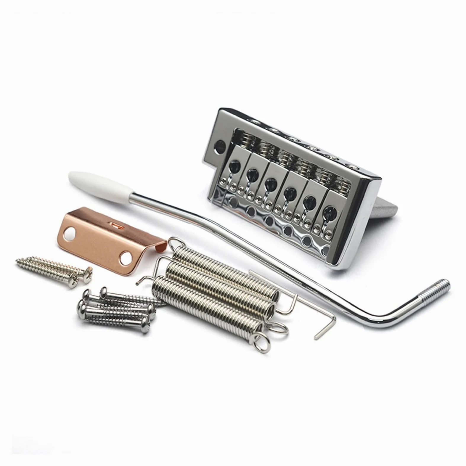 Accessori Per Strumenti A Sella Per Corde Per Chitarra Elettrica Tremolo Singolo Con Foro Tondo Chitarra Bridge