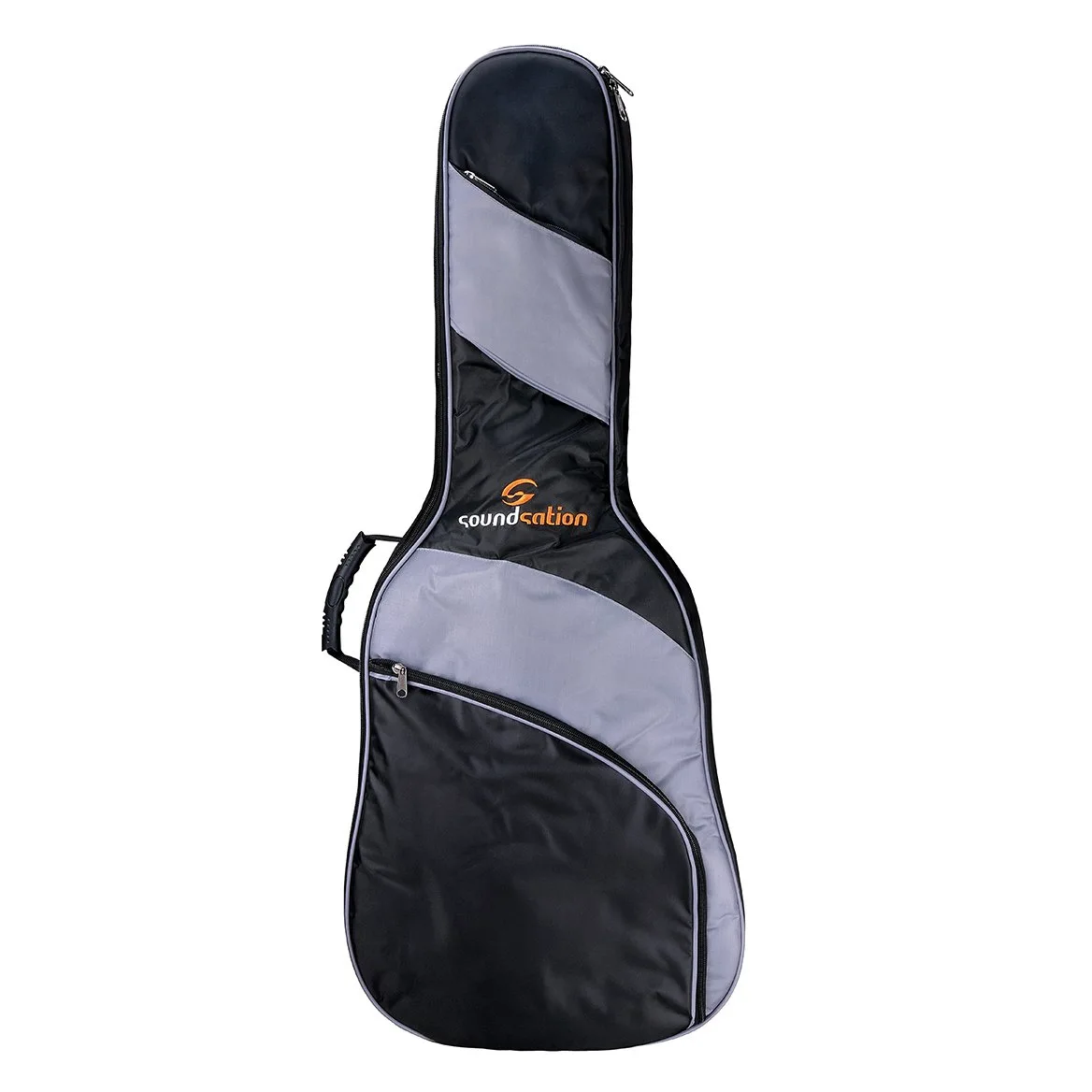 Soundsation PGB-10 CG - Custodia per chitarra classica 3/4, 100 x 41 x 13 cm, colore: Nero/Grigio