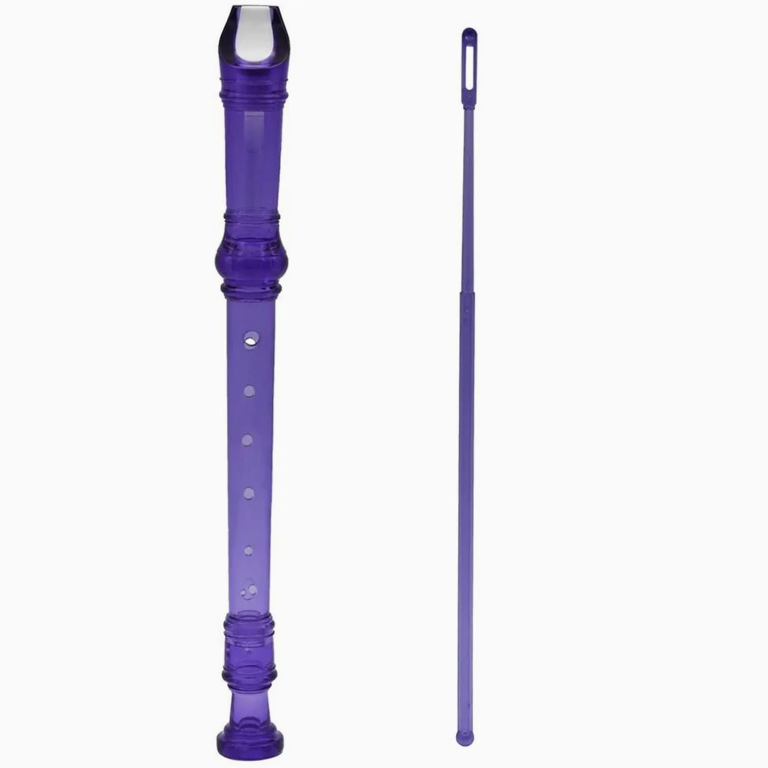 Flauto Dolce Professionale Registratore Acuti Staccabile In ABS (strumento A Fiato)(Blue)