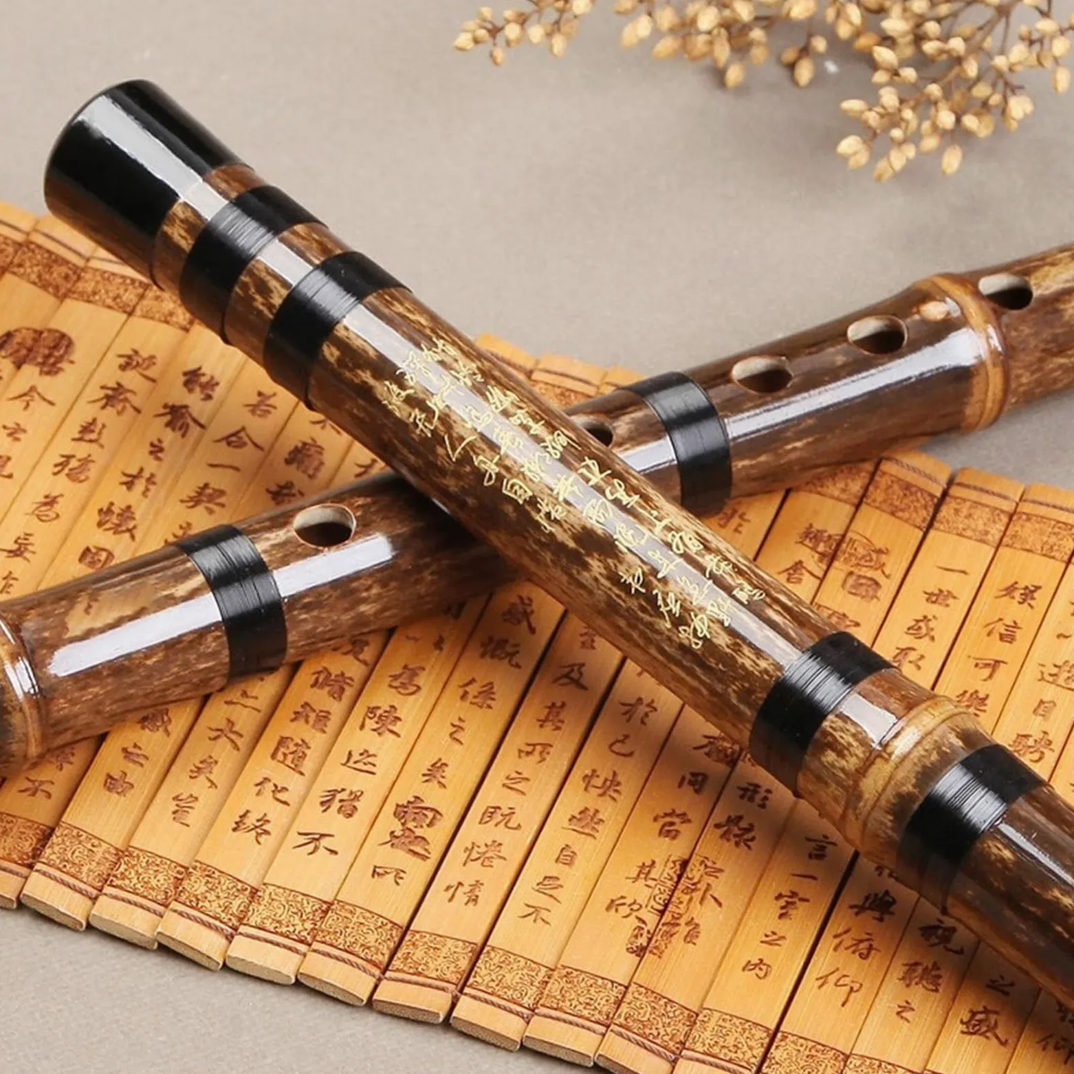 set di flauto di bambù Strumento A Fiato Flauto Di Bambù Viola Flauto Traverso A Doppio Inserto Per Principianti Adulti (Color : C)