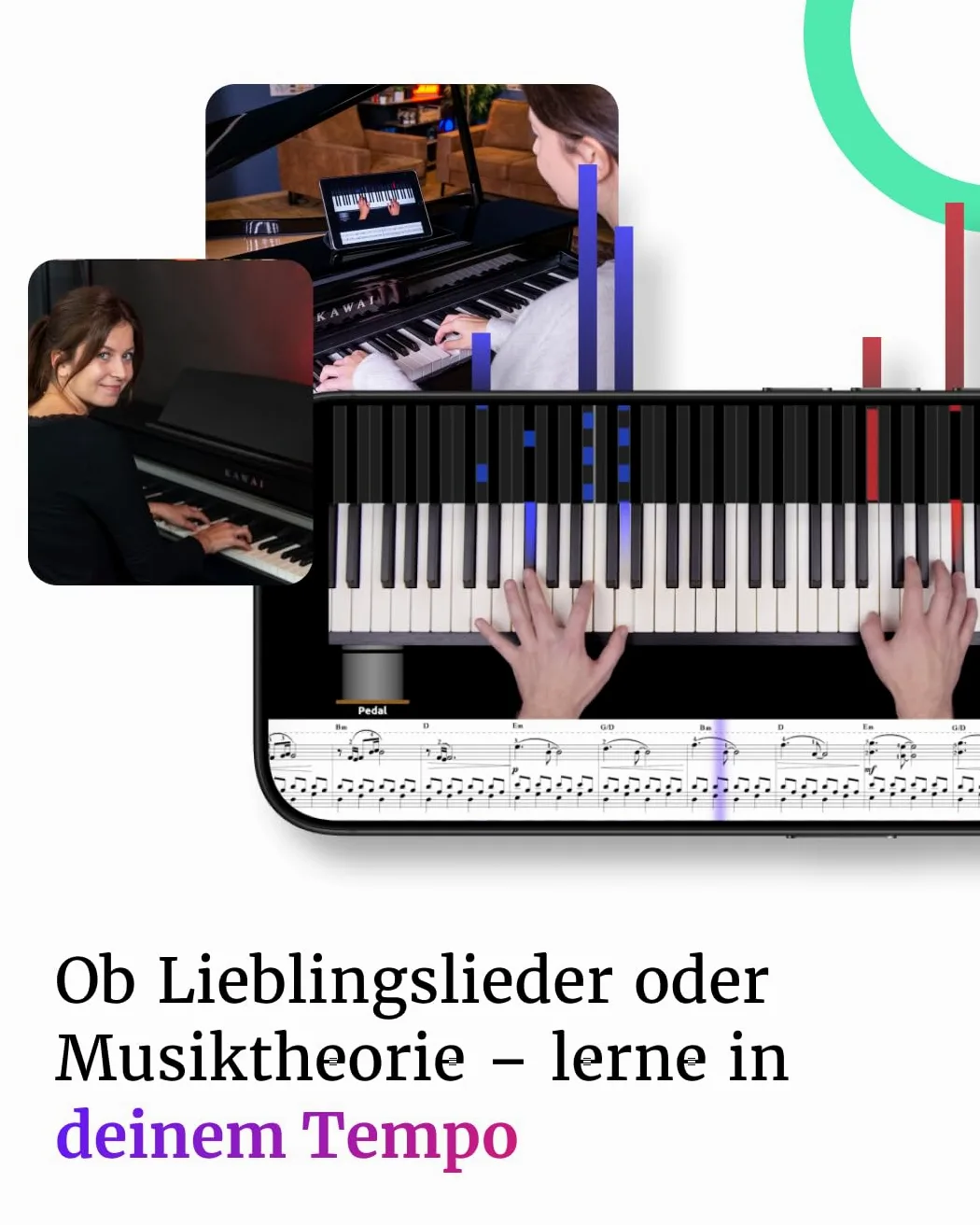 Music2me.de: pianoforte imparare – lezioni di pianoforte online per principianti ed esperti. 3 Monate