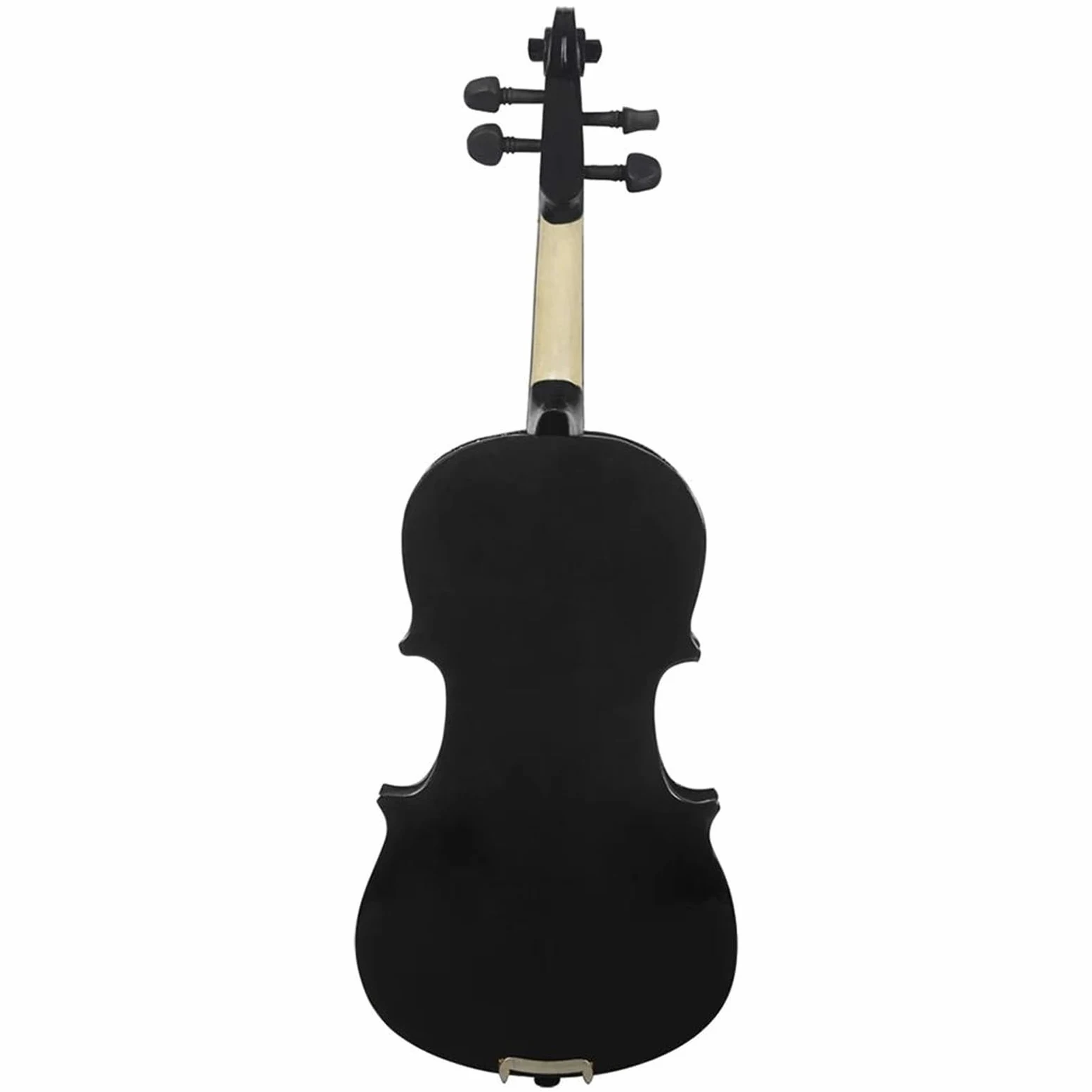 Violino Acustico In Legno Massello Per Strumento A Corda Di Nero 1/8 Con Scatola Di Accessori Per Strumenti Musicali