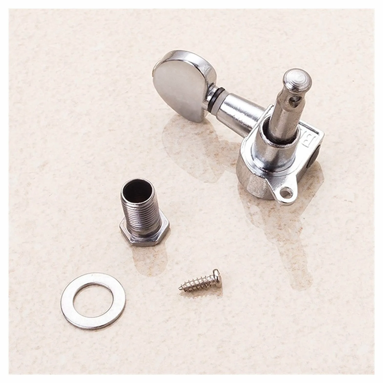 Meccanico accordatore 6 Pz. Guitar Machine Heads Knobs Guitar String String Tuning Pygs Machine Testa Sintonizzatori Per Chitarra Elettrica O Acustica