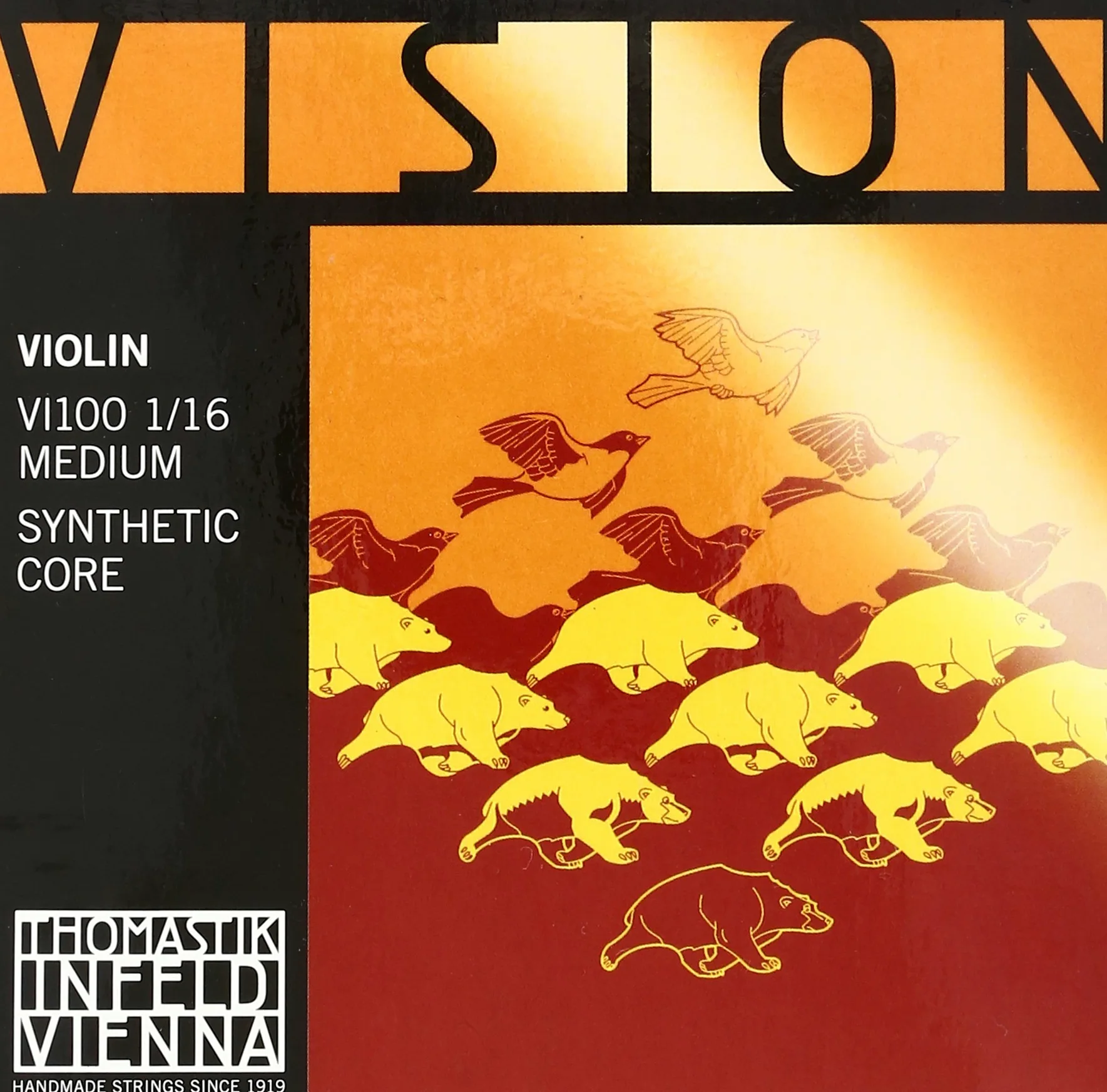 Thomastik Corde per Violino Vision nucleo sintetico set 1/16 medium
