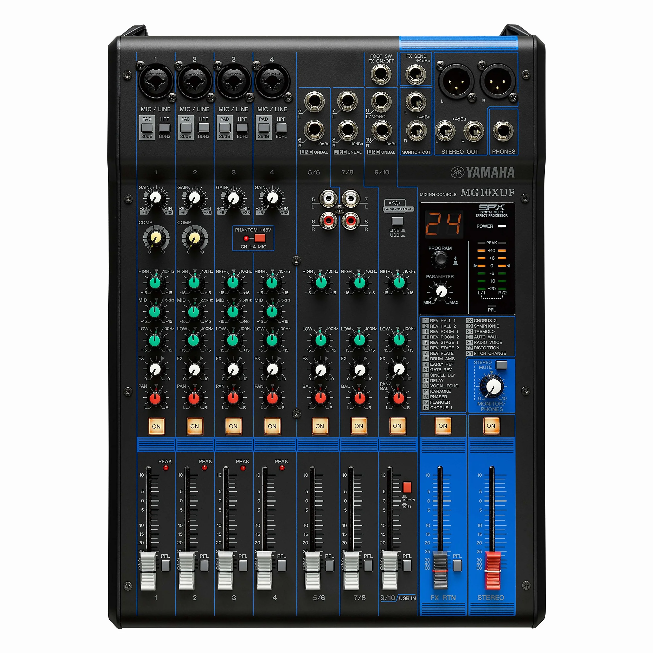 Yamaha Mg10X Mixer Analogico (Versione con i Fader)