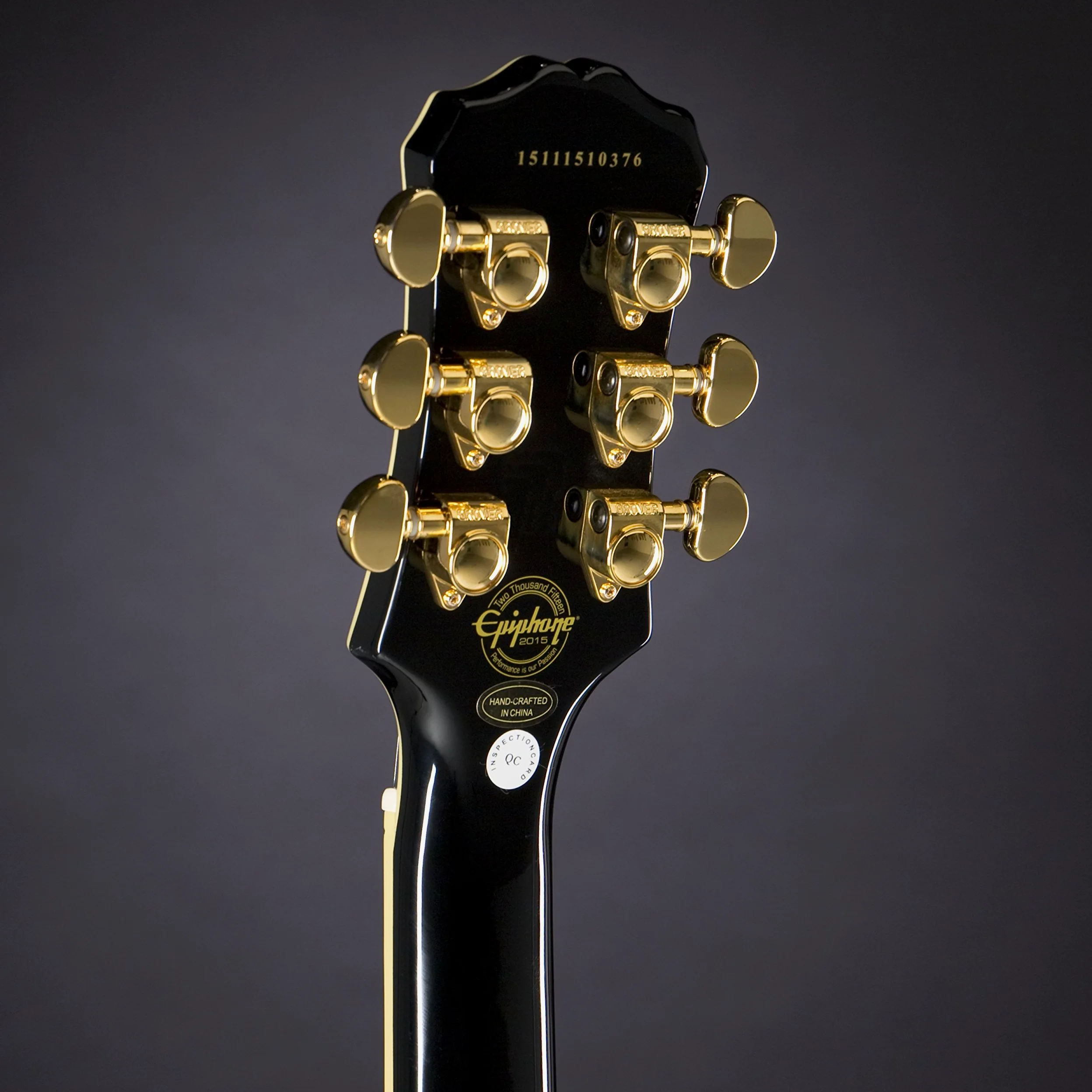 Epiphone ENCTEBGH1 Les Paul Custom Pro Chitarra Elettrica con ProBuckers e Coil-Tapping, Ebano