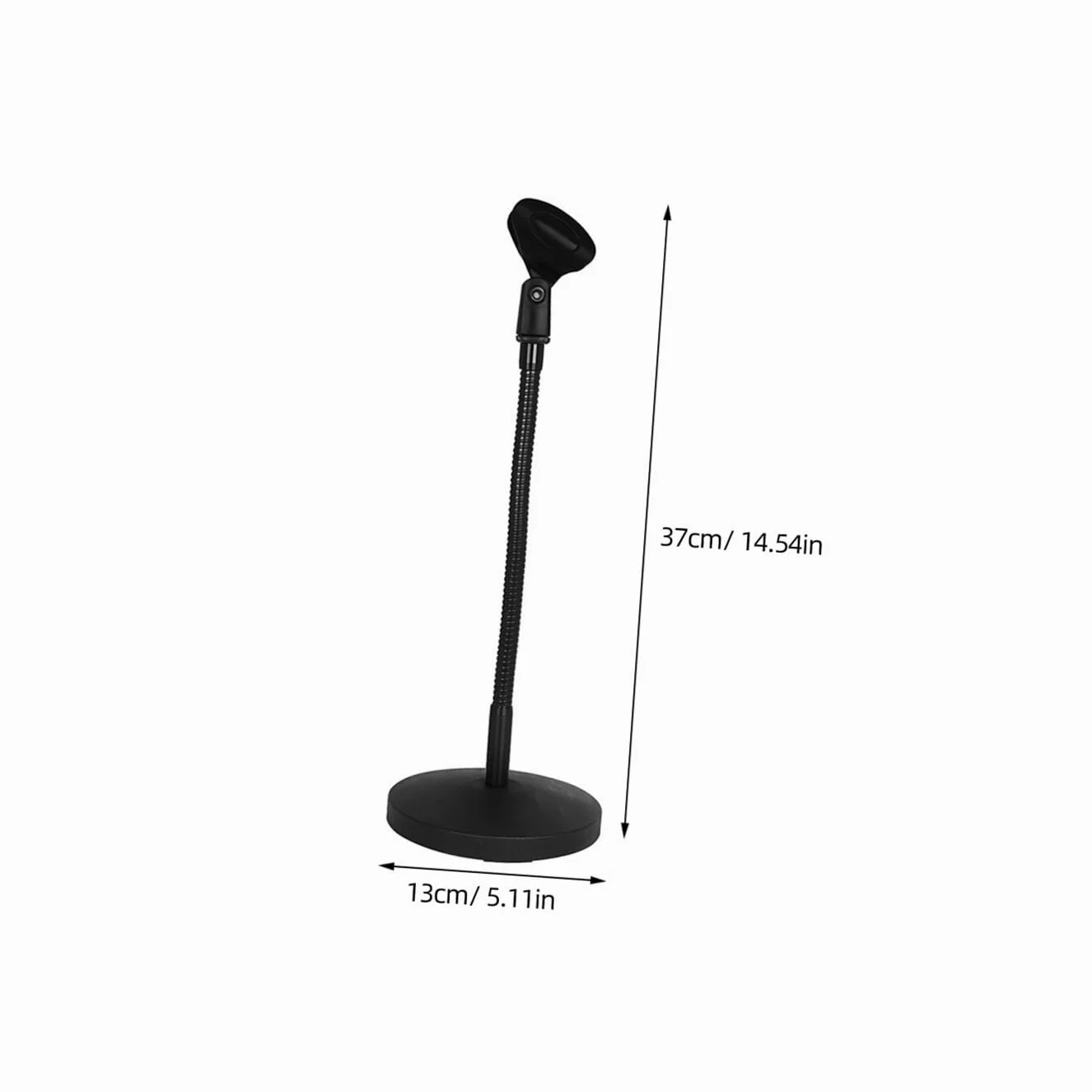 SUPVOX Supporto Microfono Da Tavolo Regolabile Metallo Con Base Stabilizzante Per Uso Gaming e Streaming Asta Telescopica Per Microfono Professionale