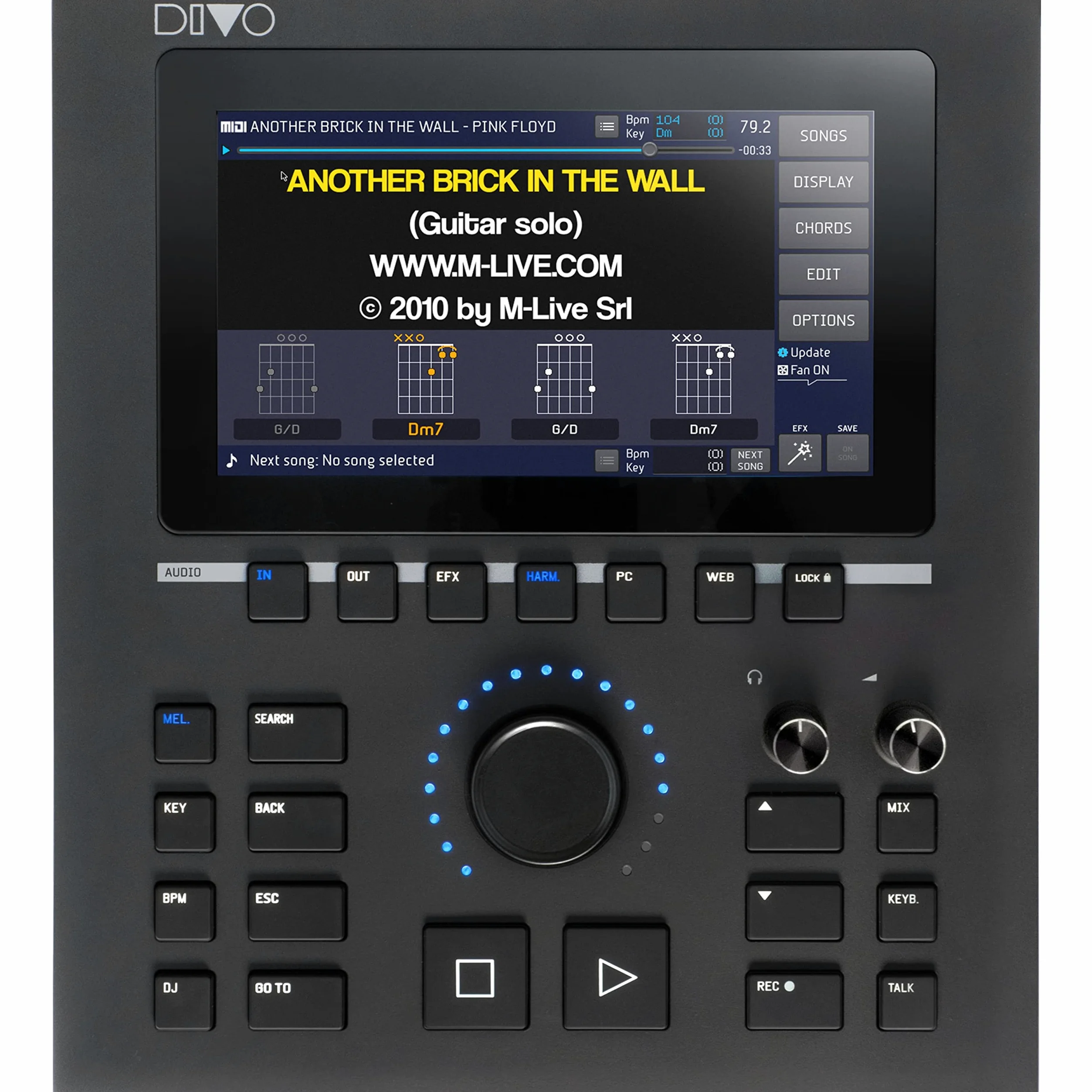 M-Live DIVO Pro 512 GB WiFi - MIDI Player